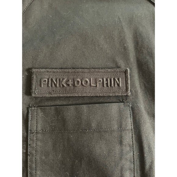 PINK DOLPHIN LEGENDS BLACK TACTICAL CARGO BASEBALL JERSEY SIZE L  -RARE - Picture 4 of 8